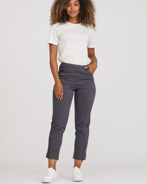 Mirakelbyxa Piper bomull grå 7/8 från LauRie 2