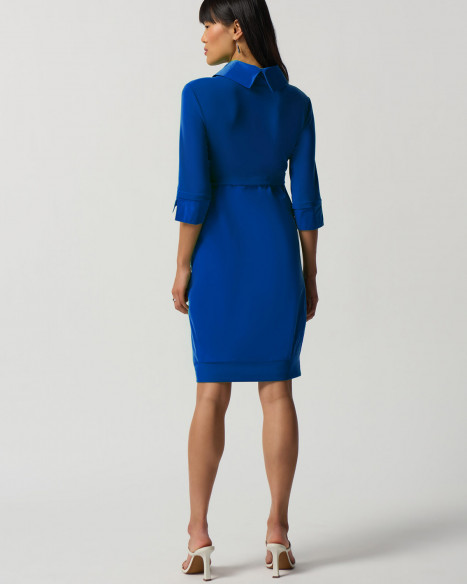 Klänning med Krage kornblå från Joseph Ribkoff