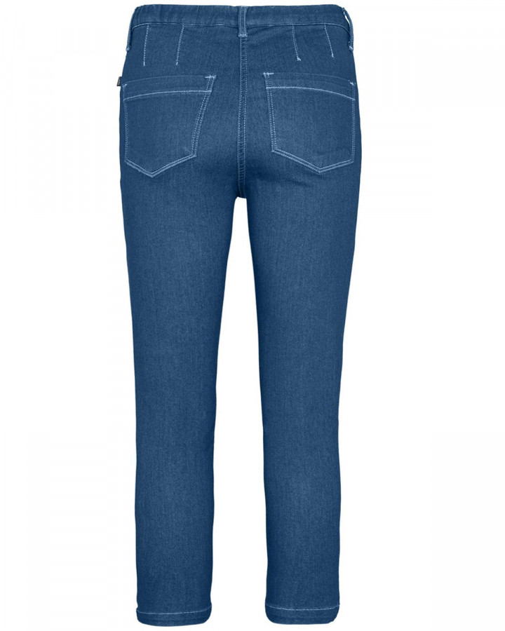 Mirakelbyxa Piper 7/8 Mellanblå denim från Laurie
