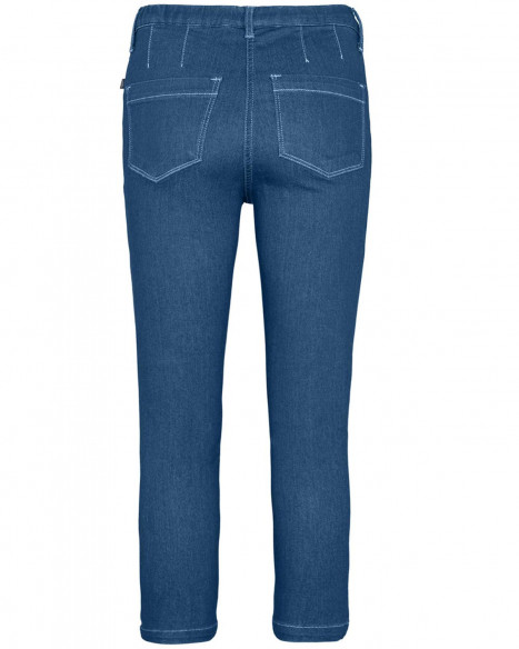 Mirakelbyxa Piper 7/8 Mellanblå denim från Laurie