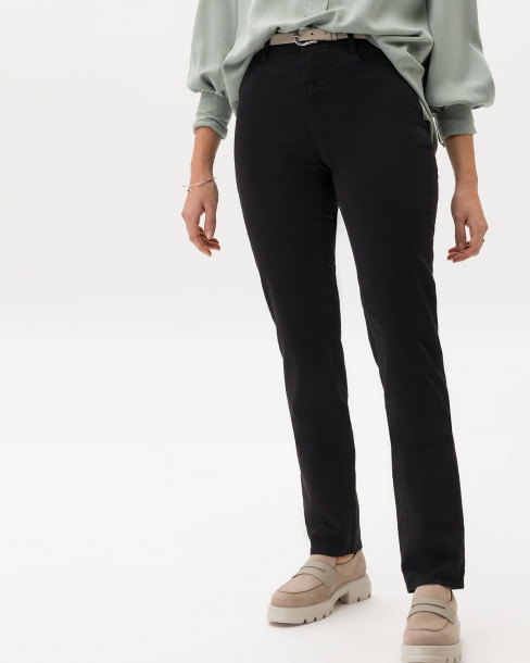 Bomullsbyxa Carola Svart från Brax