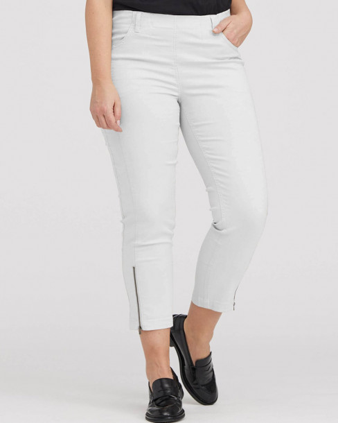 Mirakelbyxa Piper bomull vit 7/8 från LauRie