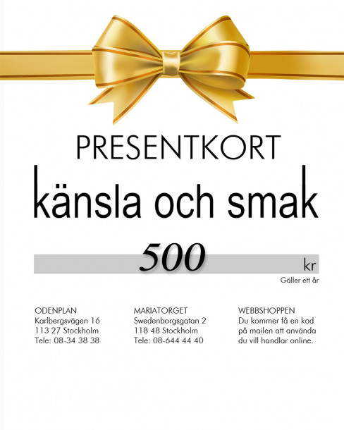Presentkort 500