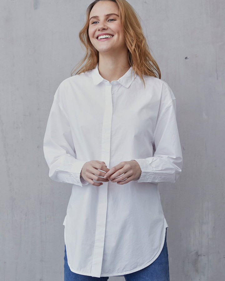 Skjorta Bellis Classic Lång Vit från...