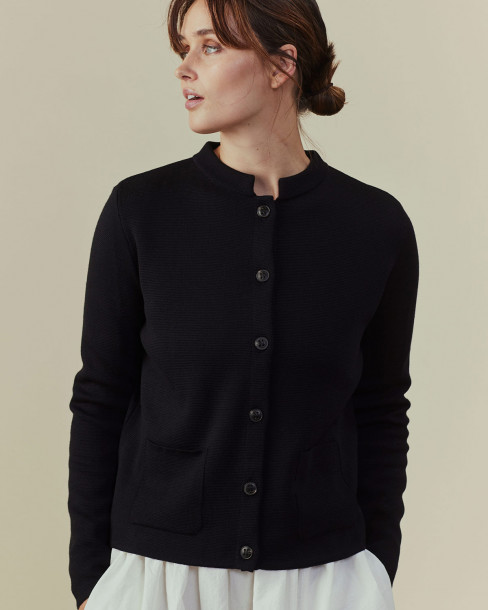 Kofta Dell svart från SibinLinnebjerg 2