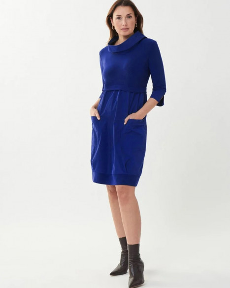 Klänning med Krage kornblå från Joseph Ribkoff