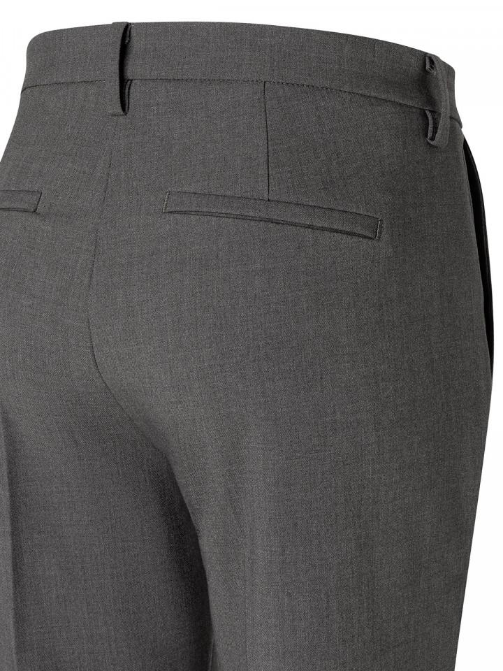 Chino med slag grå från Mac