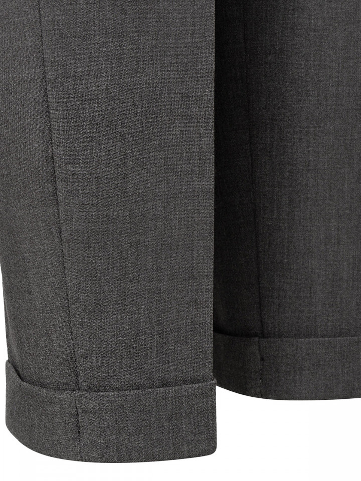 Chino med slag grå från Mac