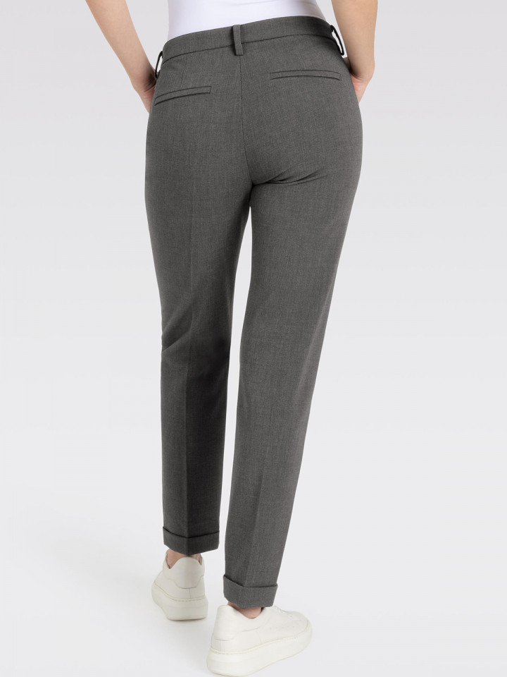 Chino med slag grå från Mac