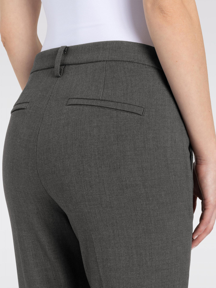 Chino med slag grå från Mac