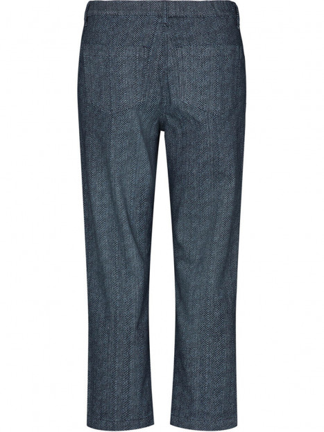 Mirakelbyxa Piper denim herringbone 7/8 från Laurie
