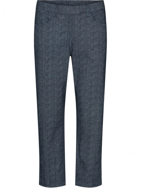 Mirakelbyxa Piper denim herringbone från Laurie