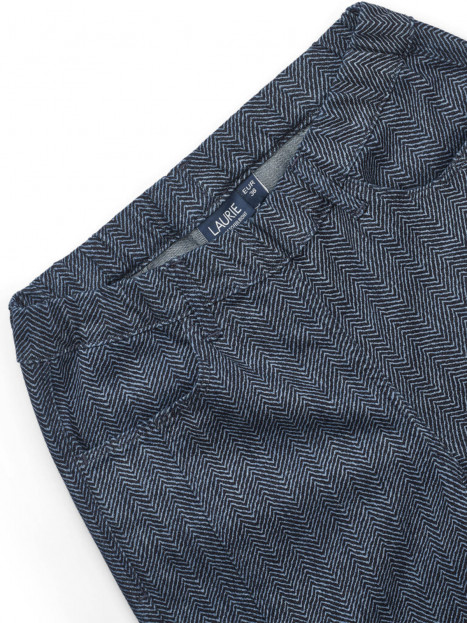 Mirakelbyxa Piper denim herringbone 7/8 från Laurie