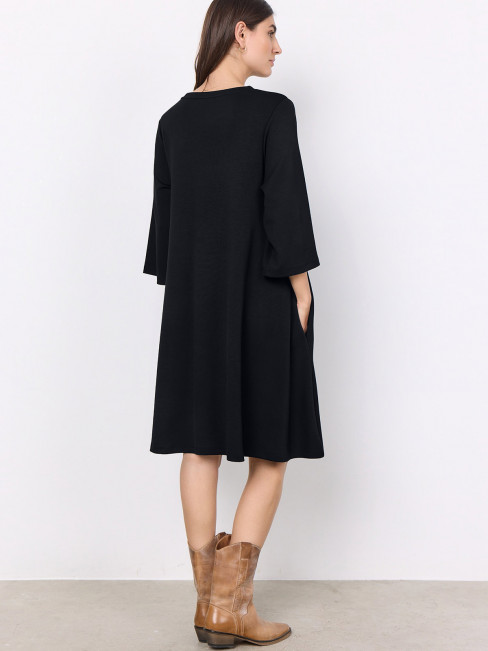 Trikåklänning Banu svart från SoyaConcept 2