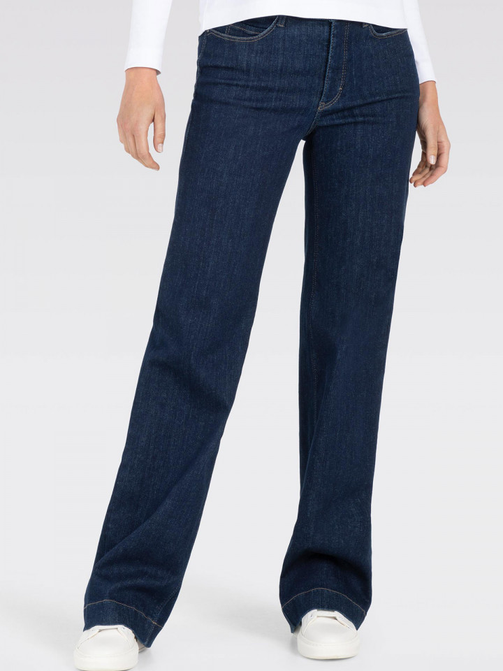 Jeans Dream Wide cut mörk denimblå från Mac