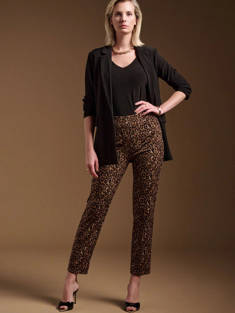 Stretchig leopardbyxa från Joseph Ribkoff