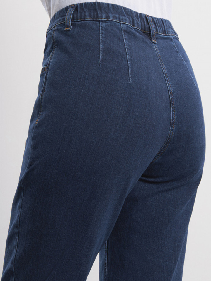 Mirakelbyxa Kelly Regular Denim mörkblå från...