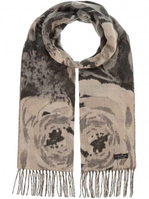 Halsduk sand/taupe ros från Fraas