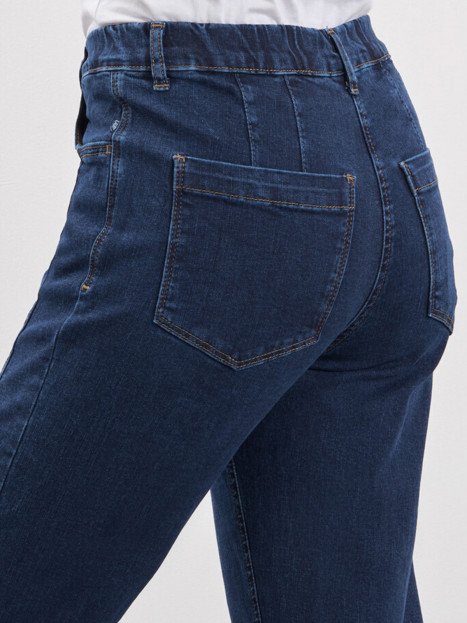 Mirakelbyxa Piper Pure 7/8 Mörk Denim från LauRie