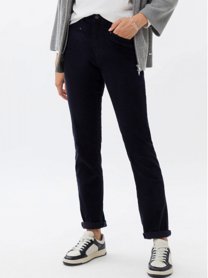 Manchesterbyxa Mary grå från Brax