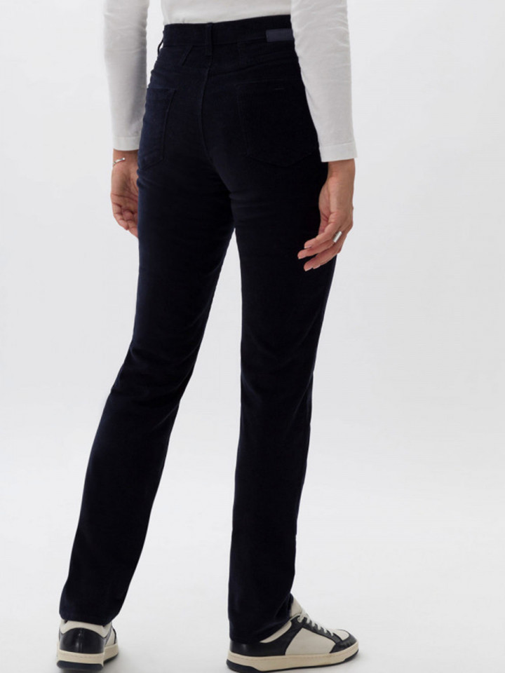 Manchesterbyxa Carola grå från Brax