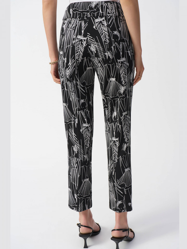 Byxa 7/8-del svart/vit från Joseph...