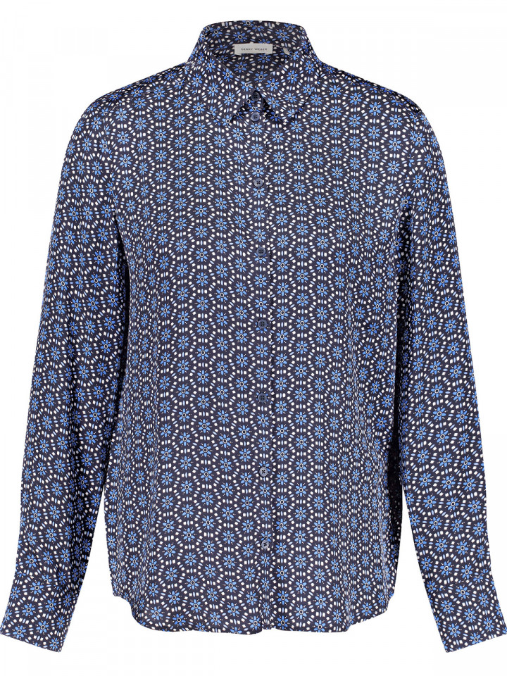 Satinblus blått mönster från Gerry Weber