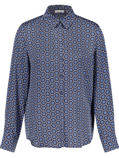 Satinblus blått mönster från Gerry Weber