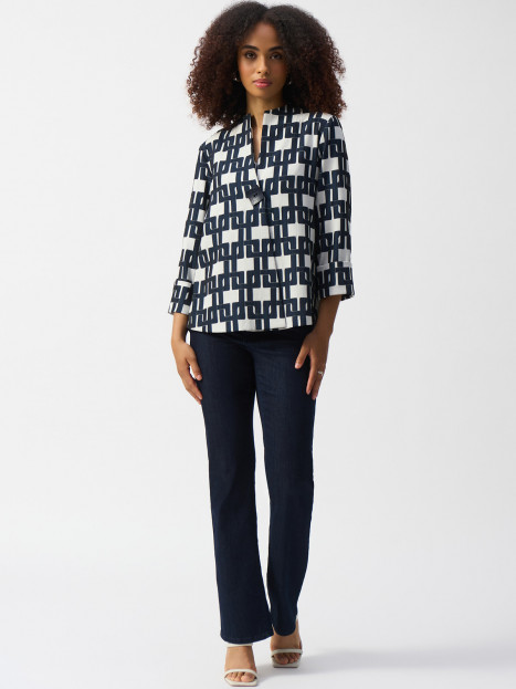 Jacka marin/offwhite från Joseph Ribkoff