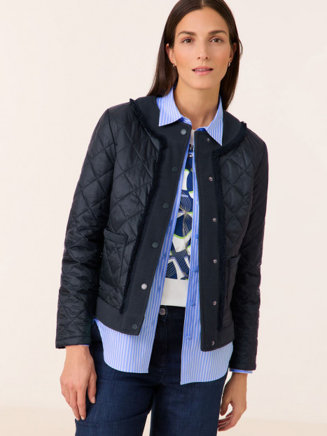 Quiltad täckjacka marin från Gerry Weber