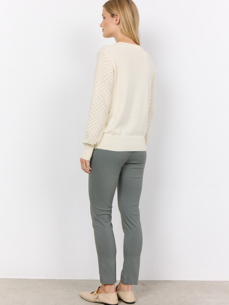 Mönstersticka tröja Amela offwhite från Soya Concept