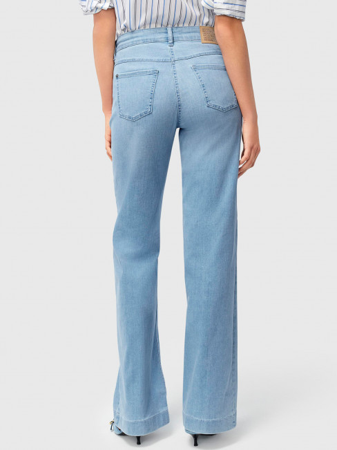 Jeans Wide ljus denimblå från Mac 2