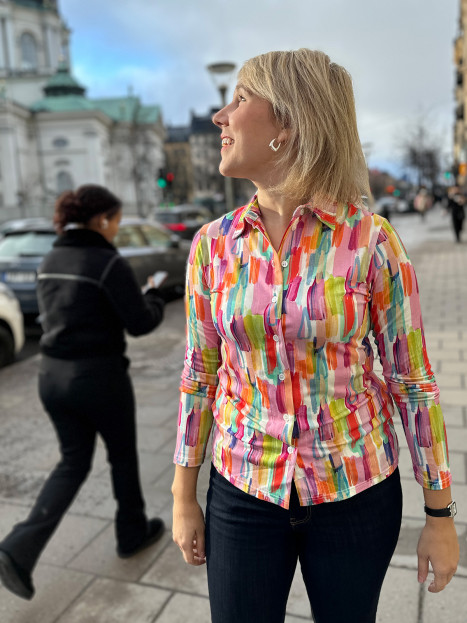 Trikåskjorta Ferrara Colore från Camilla Thulin