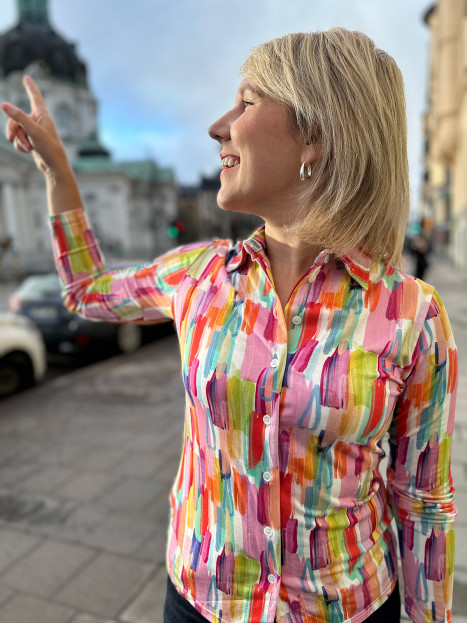 Trikåskjorta Ferrara Colore från Camilla Thulin