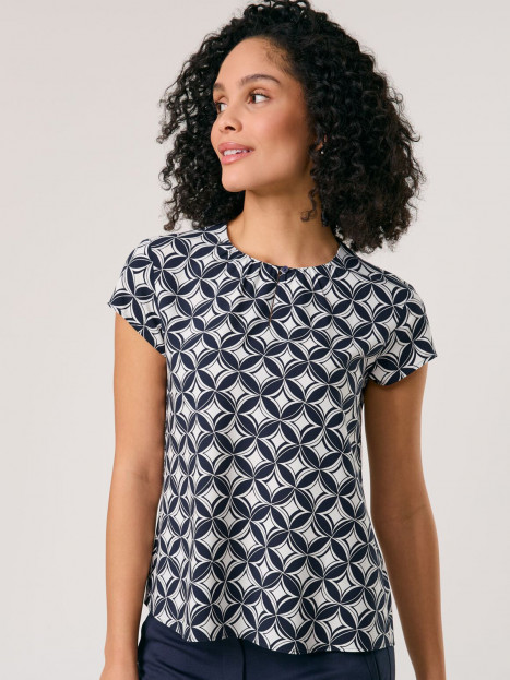Satinblus marin från Gerry Weber