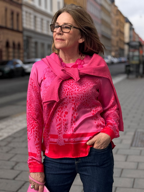 Satinblus Cerise/rosa från Gerry Weber