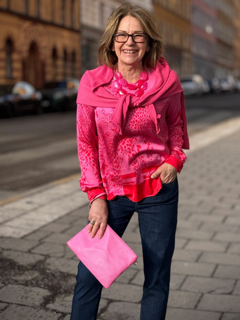 Satinblus Cerise/rosa från Gerry Weber
