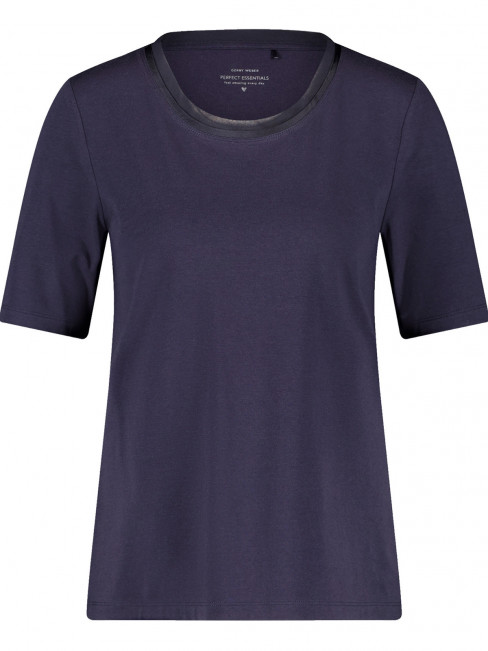 Topp med satinkant marin från Gerry Weber 2