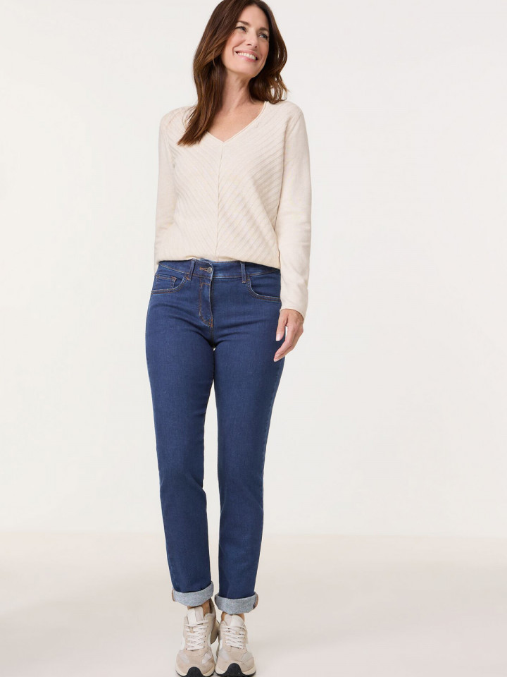 Jeans Best4me SOL:INE denimblå från...