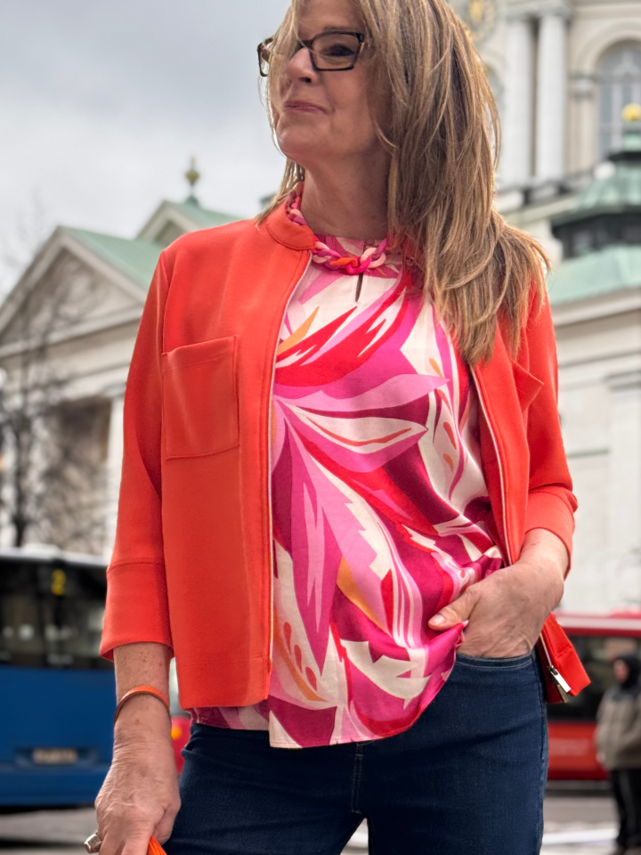 Trikåjacka Orange från Gerry Weber