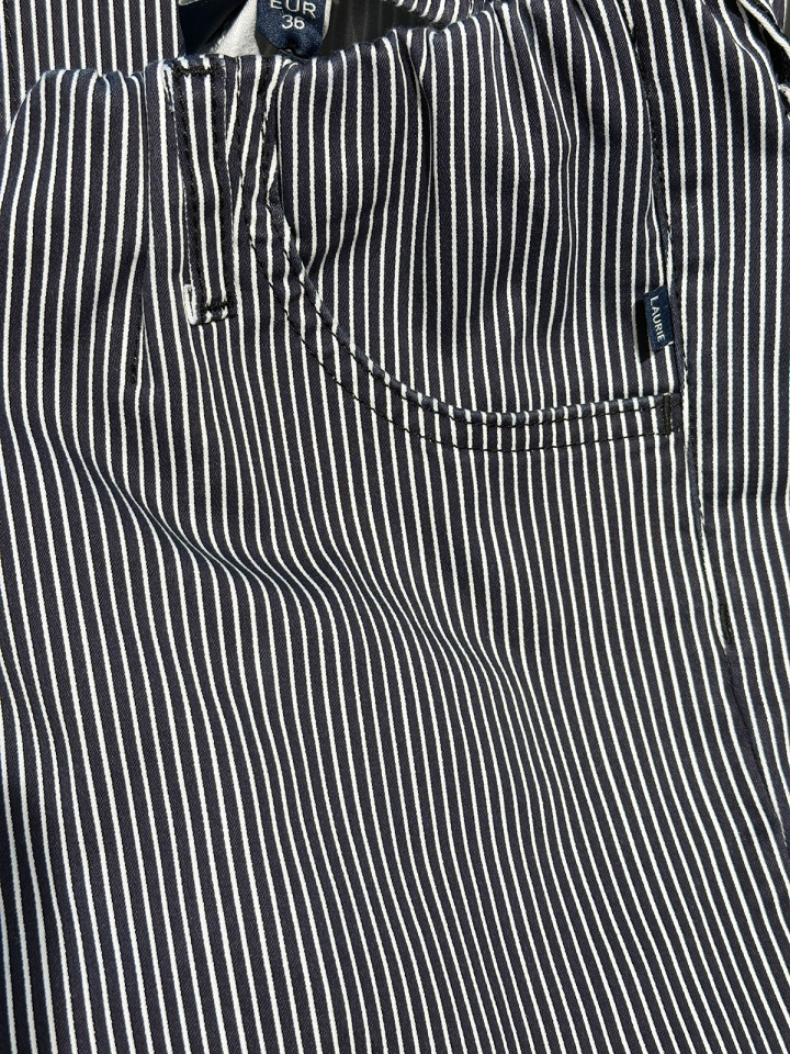 Mirakelbyxa Kelly Bomull regular crop randig...