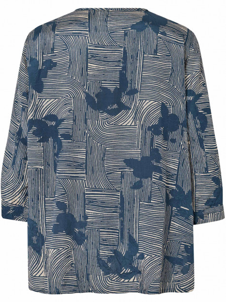 Blus Braekyn marin från Masai