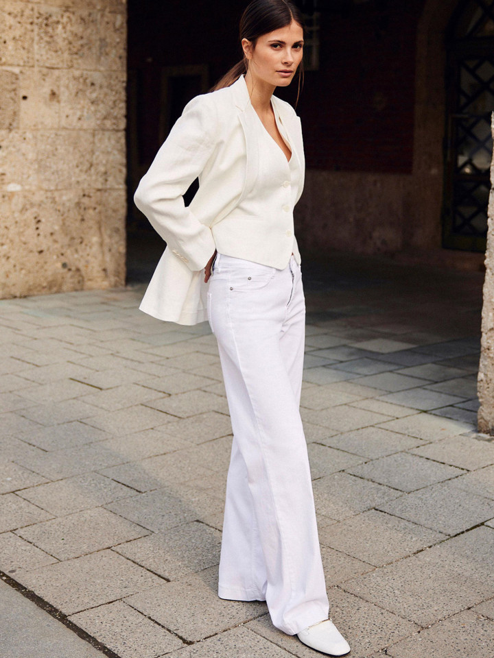 Jeans Dream Wide vita från Mac