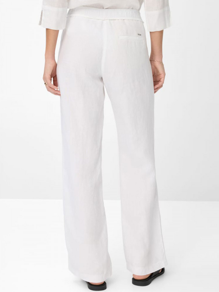 Linnebyxa Farina Vit från Brax