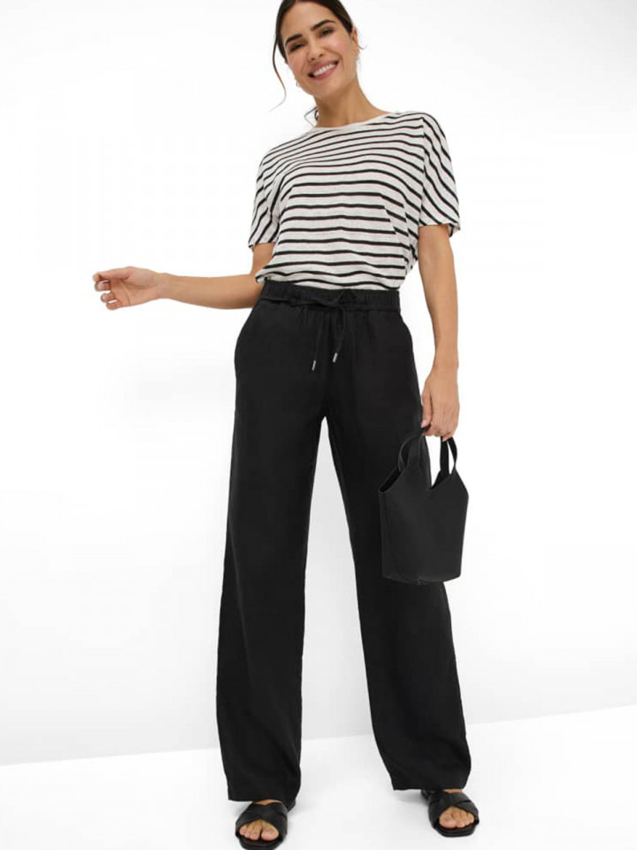 Linnebyxa Farina Svart från Brax