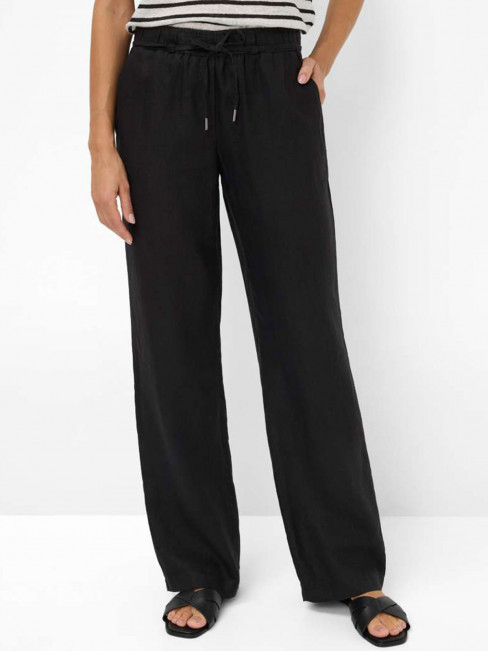 Linnebyxa Farina Svart från Brax