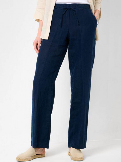 Linnebyxa Farina marin från Brax