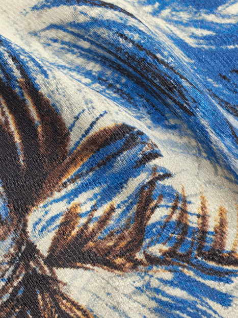 Klänning Nebili blå/brun från Masai