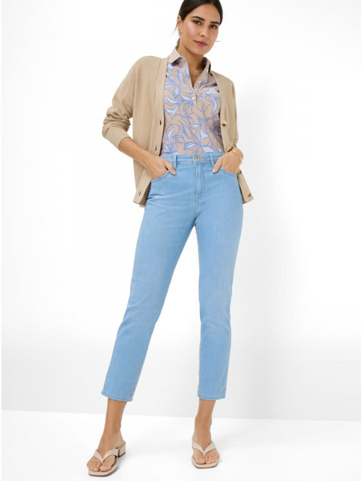 Mary S ultralight cotton 7/8 ljus denim från Brax