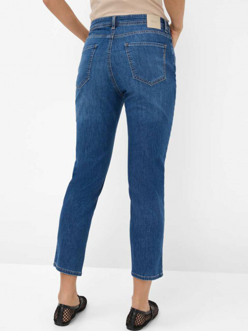 Mary S ultralight cotton 7/8 mellanblå denim från Brax